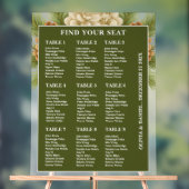 Winter Wedding Zitting Grafiek Frosted Acryl Teken Acryl Bord (Neutraal)