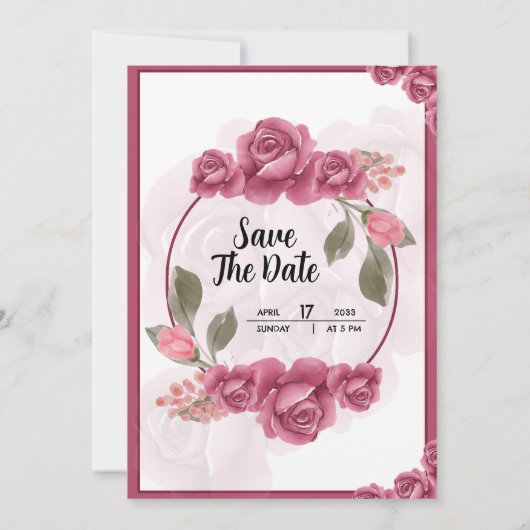 Winter Weddinr Party Silver Invitation Kaart Desig (Achterkant)