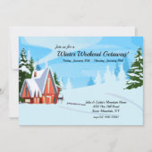 Winter Weekend Getaway Kaart (Voorkant)