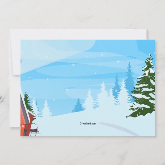 Winter Weekend Getaway Kaart (Achterkant)