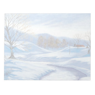 Winter Weg Notitieblok