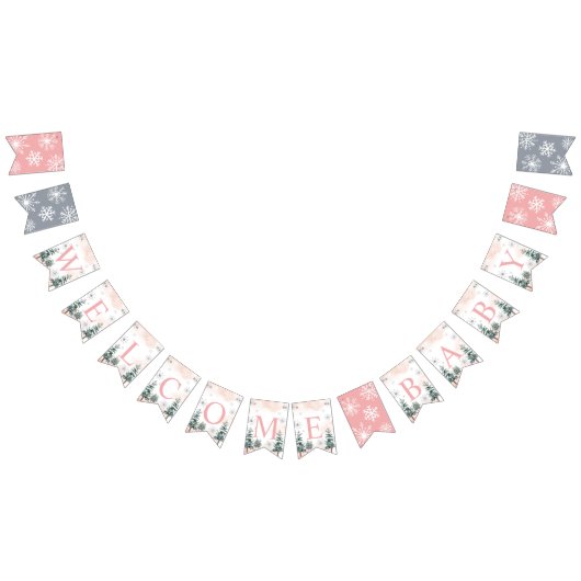 Winter Welkom Baby Vlaggetjes (Alle)