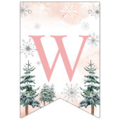 Winter Welkom Baby Vlaggetjes (Derde vlag)