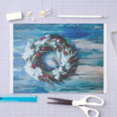 Winter Welkom, Winter Krans en Vogel Tissuepapier (Craft)