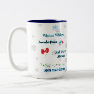 Winter Wensen Kerstmis Mok