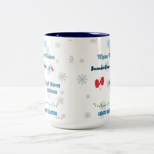 Winter Wensen Kerstmis Mok (Center)