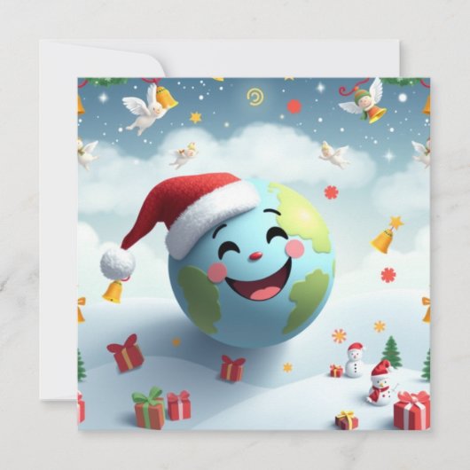 Winter Wenskaart Kaart (Voorkant)