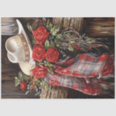 Winter Western Pet Tissuepapier (Voorkant)