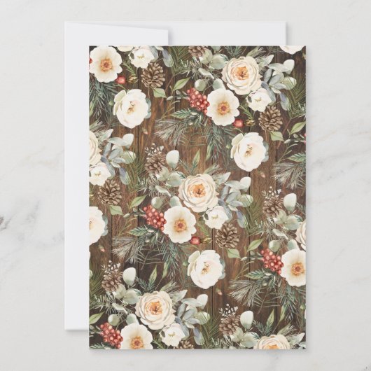 Winter Western We still do Wedding Anniversary Kaart (Achterkant)