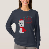 Winter Westie Baby is koud buiten T-shirt (Voorkant)