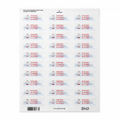 Winter Westie Christmas Address Labels (Full Sheet)