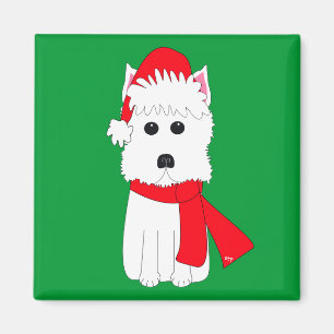 Winter Westie Magneet