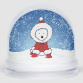 Winter Westie Sneeuwbol (Voorkant)