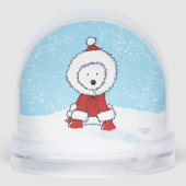 Winter Westie Sneeuwbol (Achterkant)