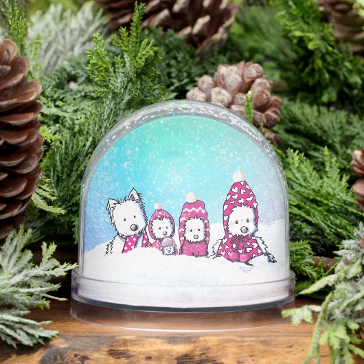 Winter Westies Snow Globe Sneeuwbol (Winter)