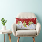 Winter Whimsey Pinguïn Polar Beer Baby's in Sneeuw Kussen (Stoel)