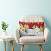 Winter Whimsey Pinguïn Polar Beer Baby's in Sneeuw Kussen (Stoel)