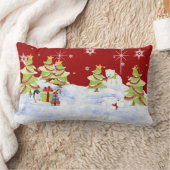 Winter Whimsey Pinguïn Polar Beer Baby's in Sneeuw Kussen (Deken)