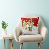 Winter Whimsey Pinguïn Polar Beer Baby's in Sneeuw Kussen (Stoel)