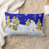 Winter Whimsey Pinguïn Polar Beer Baby's in Sneeuw Kussen (Deken)