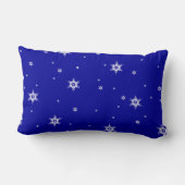 Winter Whimsey Pinguïn Polar Beer Baby's in Sneeuw Kussen (Achterkant)