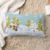 Winter Whimsey Pinguïn Polar Beer Baby's in Sneeuw Kussen (Deken)