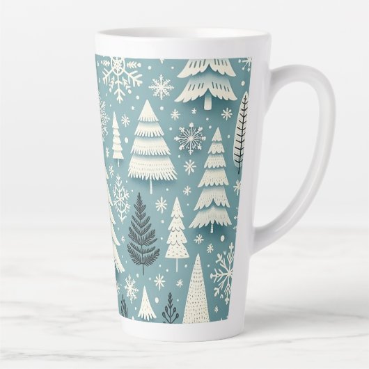 Winter Whimsy Bos Latte Mok (Rechts)