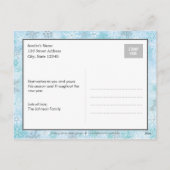 Winter Whimsy Collage Vakantie Fotokaart Feestdagenkaart (Achterkant)