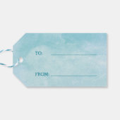 Winter Whimsy Holiday Gift Labels Cadeaulabel (Achterkant Horizontaal)