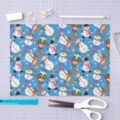 Winter Whimsy Snowman Pattern Tissuepapier (Craft)