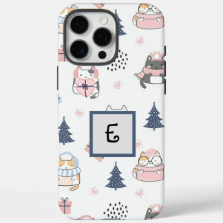 Winter Whiskers gepersonaliseerde telefoonhoes iPhone 16 Pro Max Hoesje