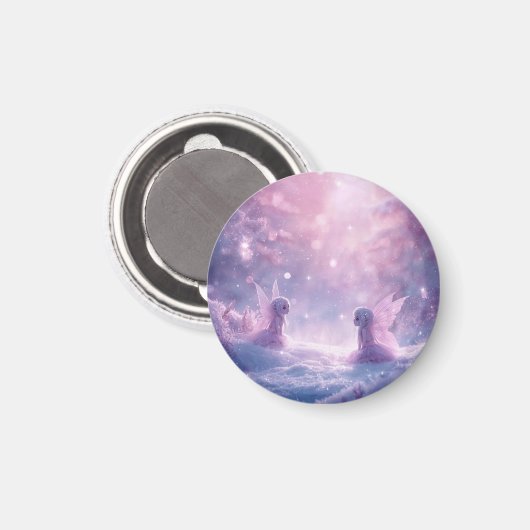 Winter Whispers and Fairy Light Magneet (Voorkant / Achterkant)