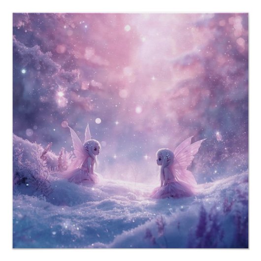 Winter Whispers and Fairy Light Perfect Poster (Voorkant)