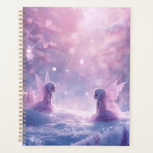 Winter Whispers and Fairy Light Planner (Voorkant)
