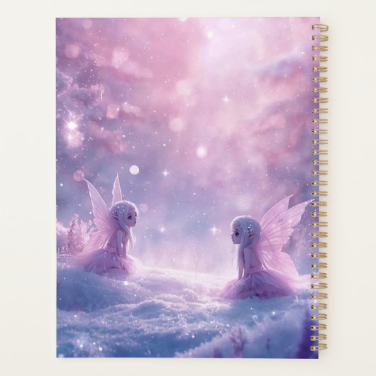 Winter Whispers and Fairy Light Planner (Achterkant)