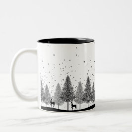 Winter Whispers Mug — A Lumina_Ash Collection Tweekleurige Koffiemok