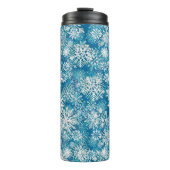 WINTER WHITE AND BLUE THERMOSBEKER (Voorkant)