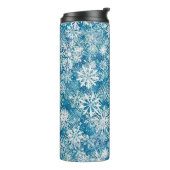 WINTER WHITE AND BLUE THERMOSBEKER (Gedraaid links)