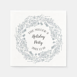 Winter White besieren krans Servet