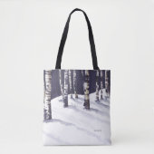 Winter White Birches Tote Bag (Voorkant)
