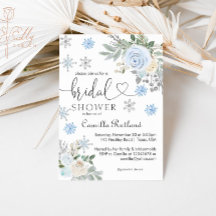 Winter White Floral Snowflake Vrijgezellenfeest