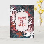 Winter White Floral – Thanks So Much Greeting Card Kaart (Gele Bloem)