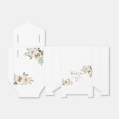 Winter White Floral Vrijgezellenfeest Bedankdoosjes (Uitgevouwen)