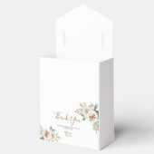 Winter White Floral Vrijgezellenfeest Bedankdoosjes (Geopend)