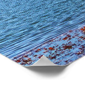 "WINTER WHITE" OLANDER PARK EN MEER/MET SNEEUW BED POSTER (Hoek)