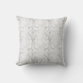 Winter White Print Pillow Kussen