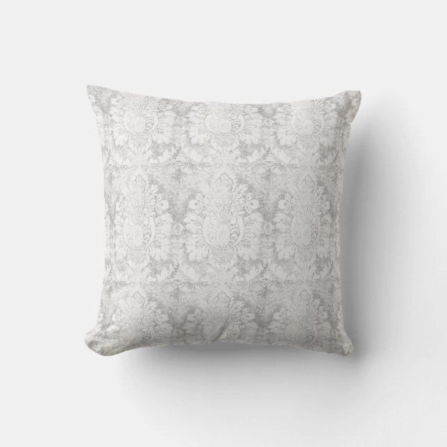 Winter White Print Pillow Kussen (Voorkant)