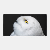 Winter White Snowy Owl Bureaumat (Voorkant)