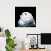 Winter White Snowy Owl Poster (Thuiskantoor)