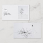 Winter White Visitekaartje (Voorkant / Achterkant)